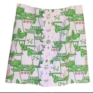 Lilly Pulitzer mint julep skirt